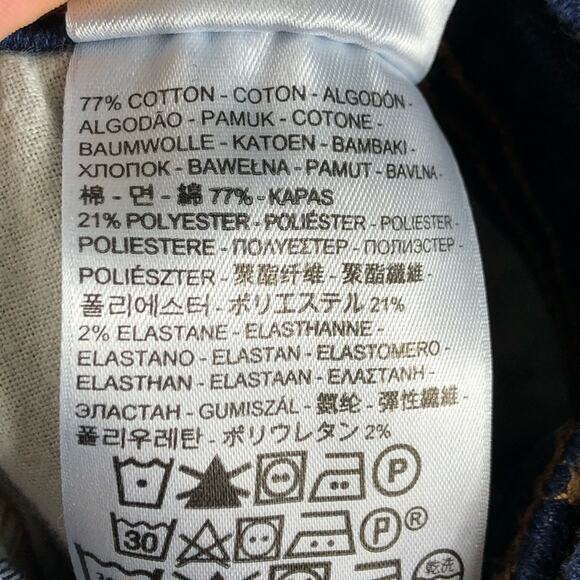 LEVI'S Dark Blue Denim Slimming Skinny Leg Jean 27 Dark Wash 512 - Picture 4 of 6